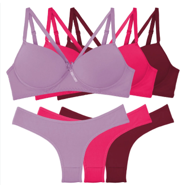 CONJ SENSUAL CONJUNTO STRAPPY SUTIÃ CALCINHA TANGA REF.: 861