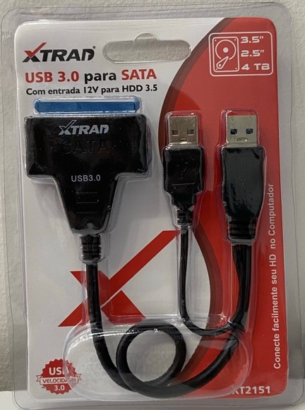 ADAPTADOR SATA USB3.0 12V HDD3.5P