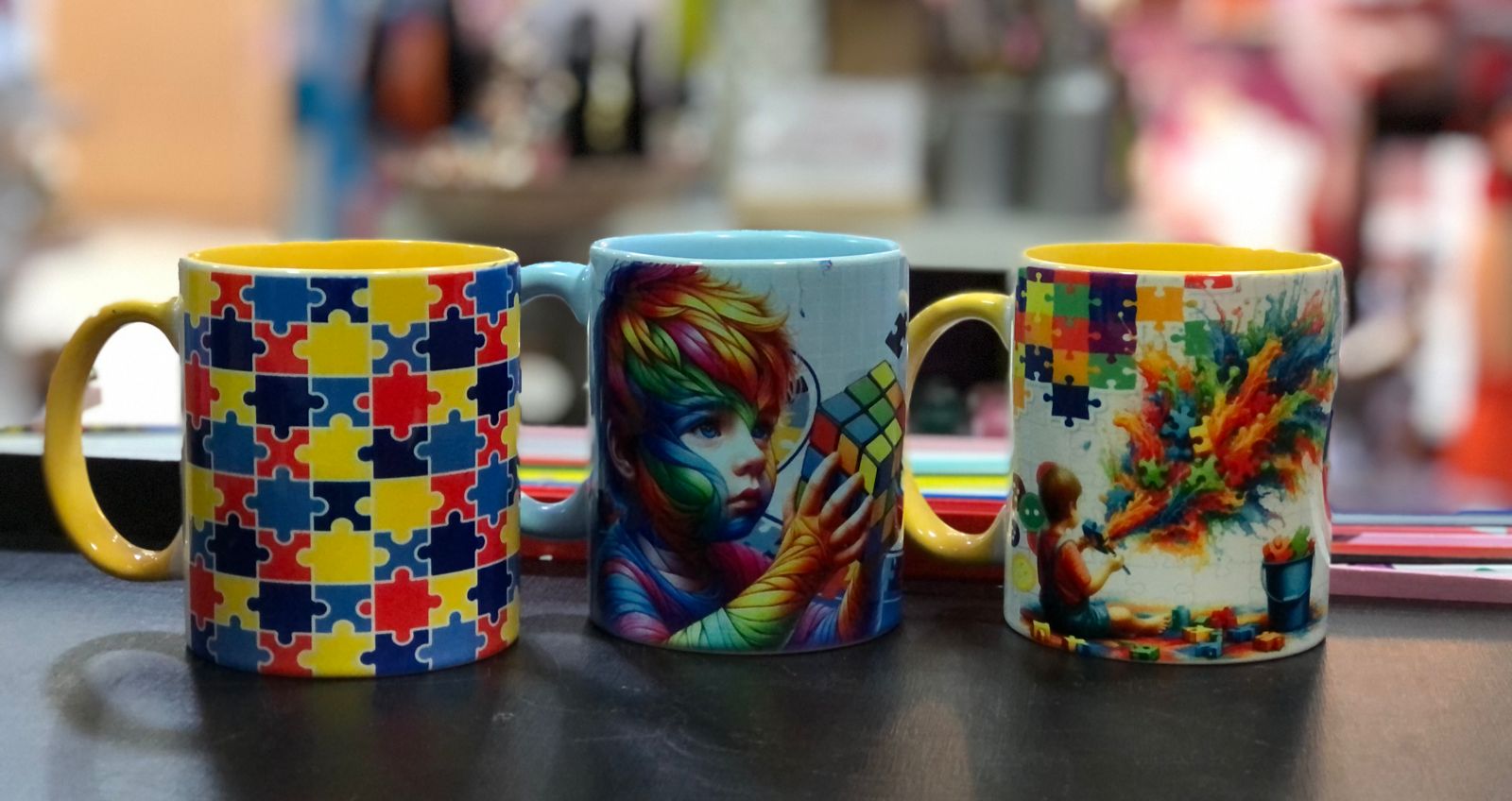 CANECAS AUTISMO A PRONTA ENTREGA E POR ENCOMENDA.