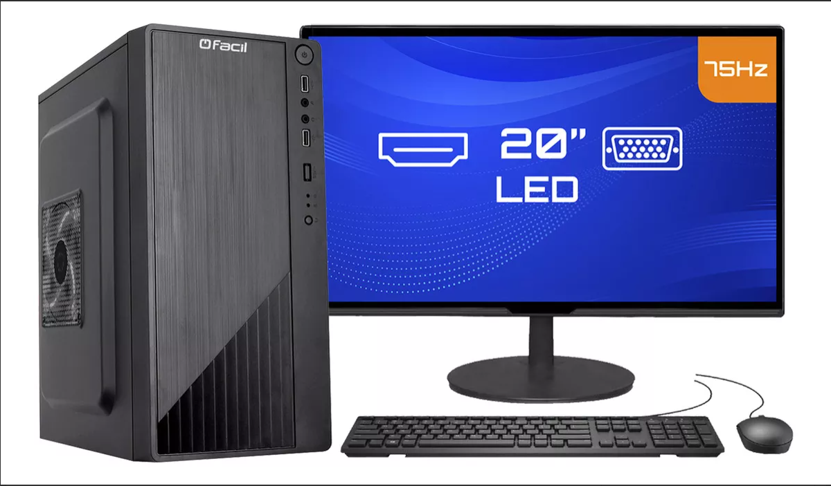 COMPUTADOR COMPLETO I5 /16GB/ HD SSD 240GB/ MONITOR 20 POLEGADAS