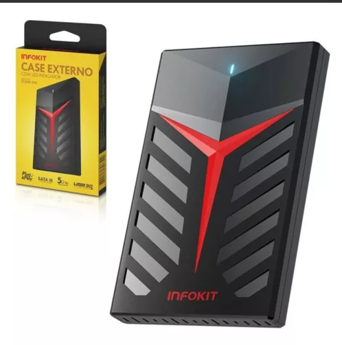 CASE EXTERNO GAVETA SSD HD USB 3.0