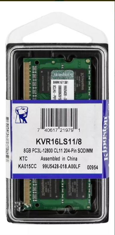 MEMÓRIA DE NOTEBOOK 8GB 1600MHZ DDR3