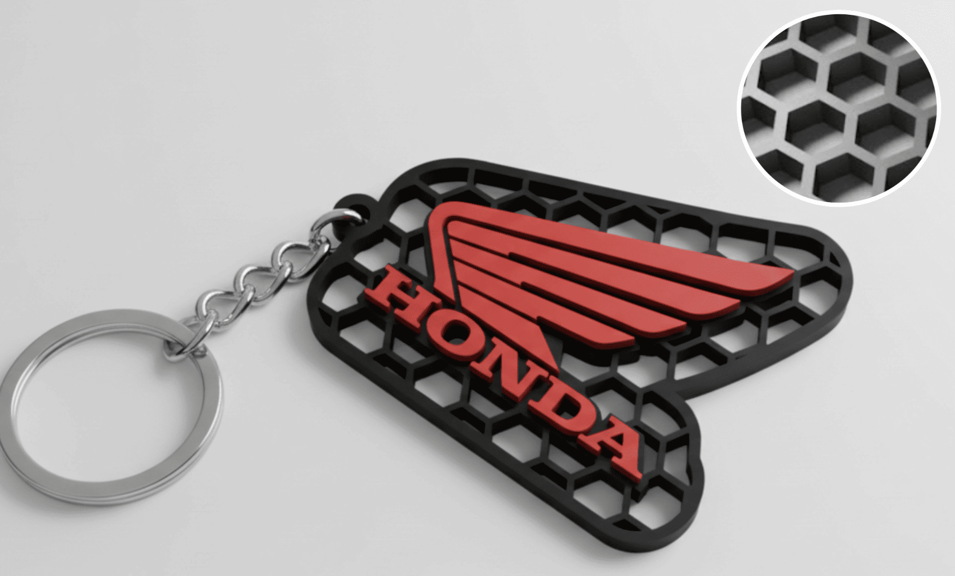 CHAVEIRO LOGO DA HONDA TELADO