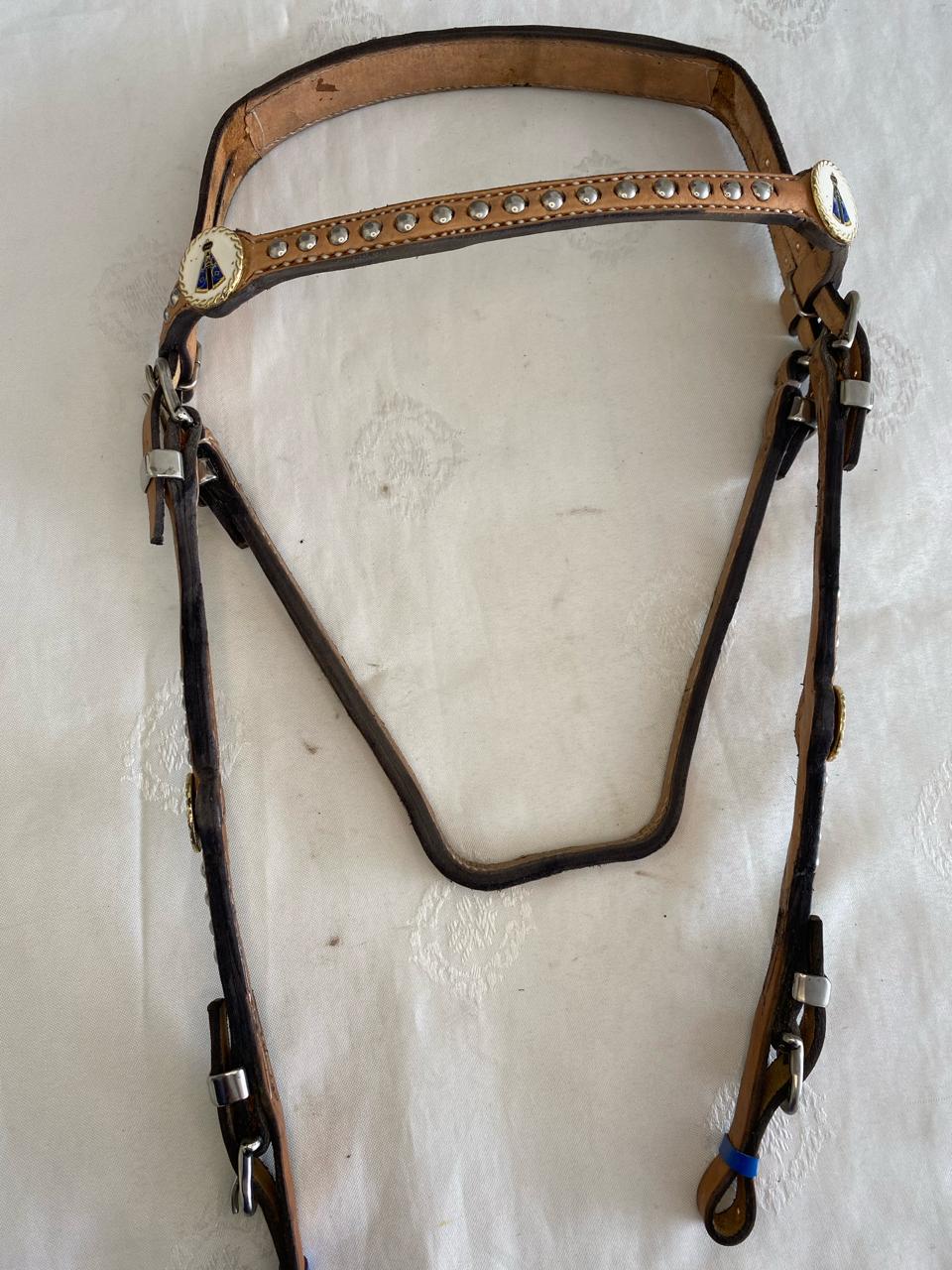 TESTEIRA C/FIVELA NOSSA.SR APARECIDA
