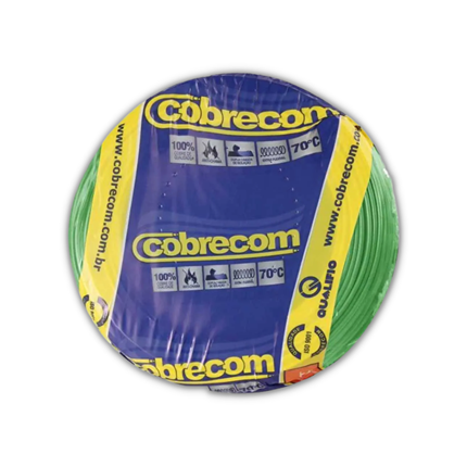 CABO FLEX 2,5 MM VERDE COBRECOM