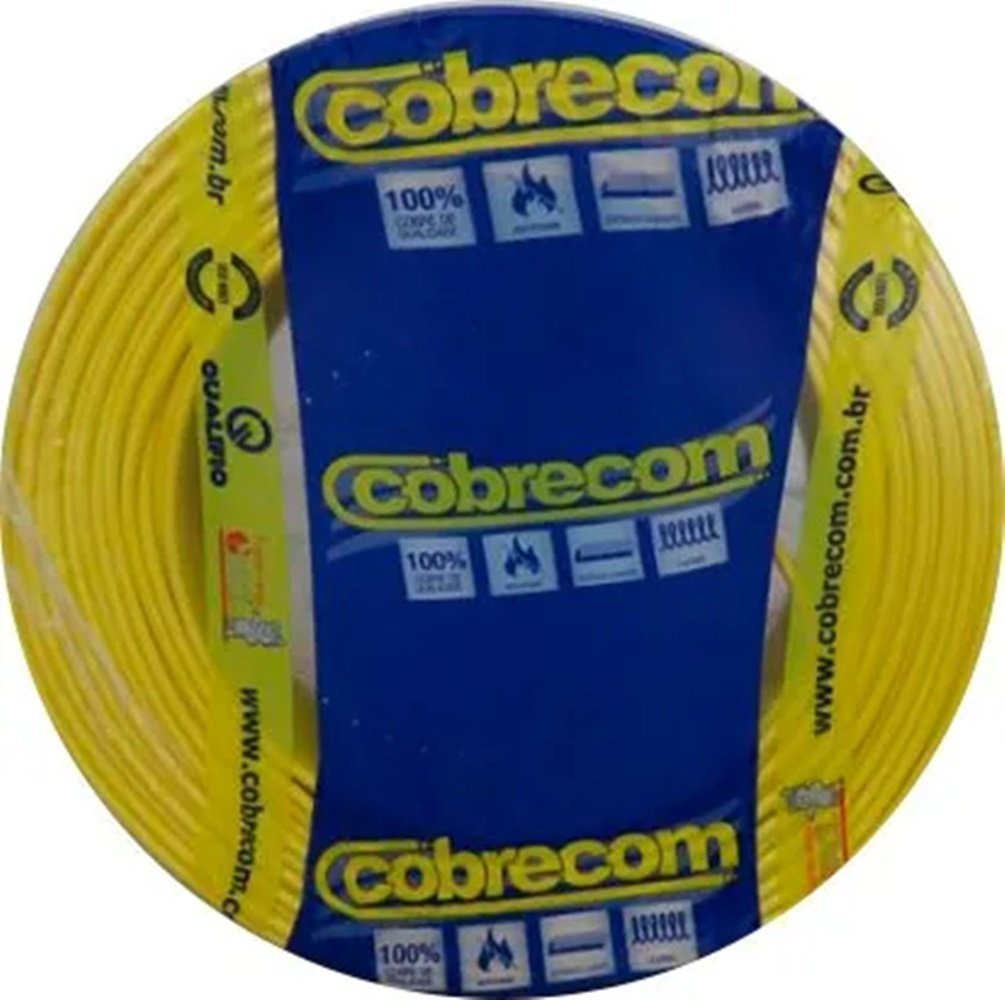 CABO FLEX 2,5 MM AMARELO - COBRECOM