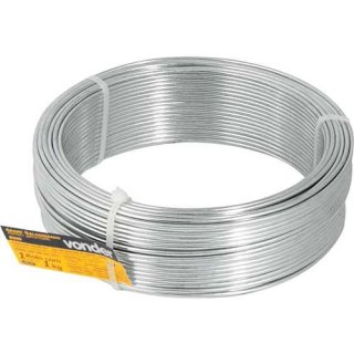 ARAME GALVANIZADO COMERCIAL BWG 18 1,24MM VONDER