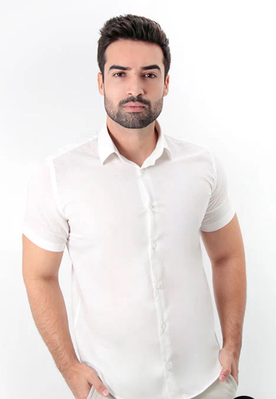 CAMISA MC OXFORD - BRANCO - 6