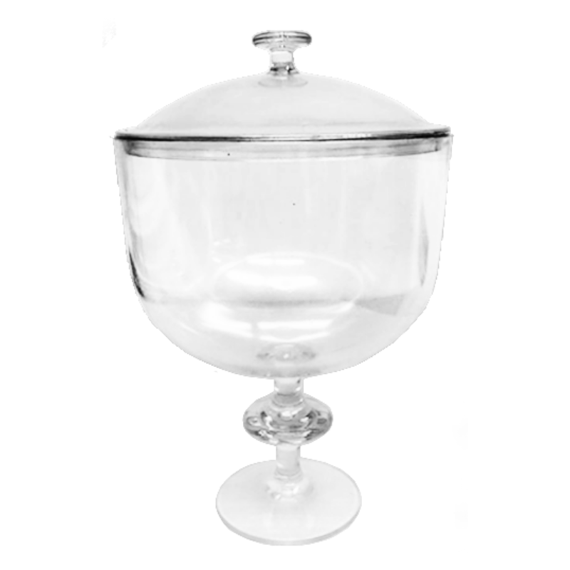 TAÇA AMERICANA C/TAMPA 1.250ML TRANSPARENTE