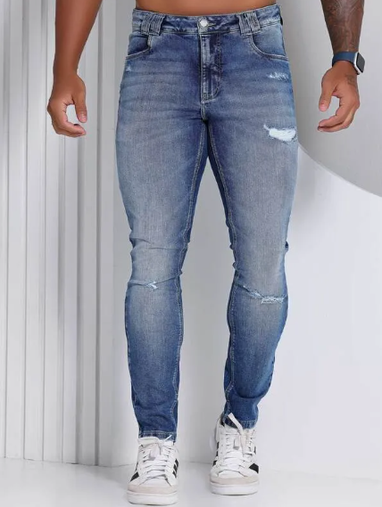 Calça Jeans masculina escura - Catalogo