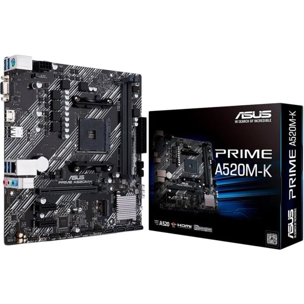 PLACA MAE ASUS PRIME A520M-K AM4 DDR4 90MB1500-M0EY0