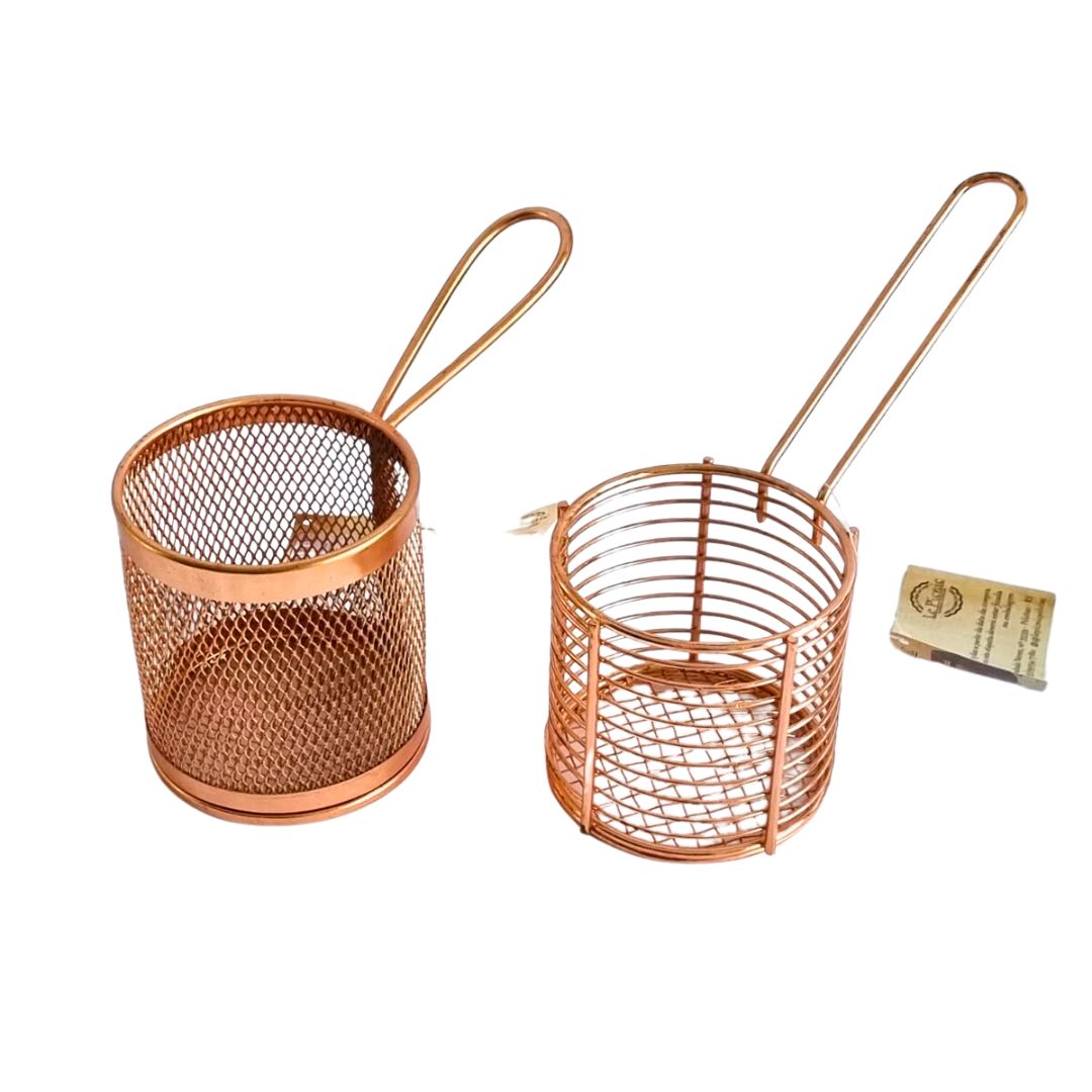 AN809BZ MINI CESTINHA REDONDA INOX BZ