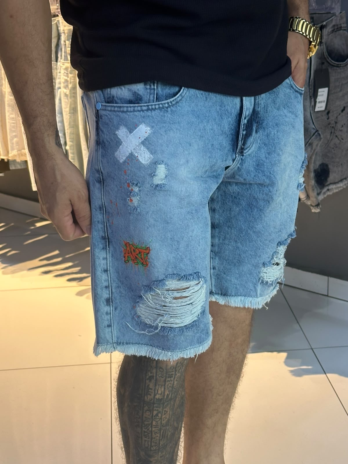 BERMUDA JEANS JOGADOR 01