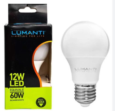 LÂMPADA LED 12W - LUMANTI