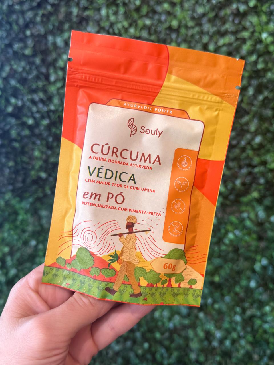 CURCUMA VEDICA EM PO SOULY 60G