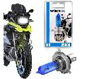 LAMPADA H4 SUPER BRANCA 35W 8500K (MOTO) - TECH ONE