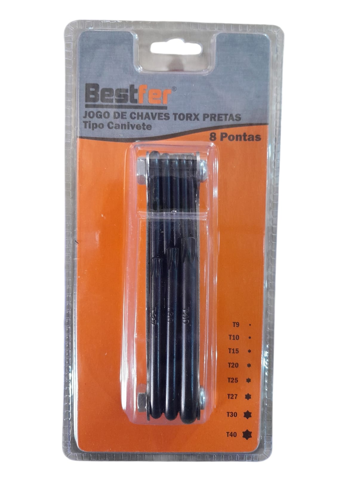 KIT TORK CANIVETE 8PÇS COM GUIA BESTFER CD3606