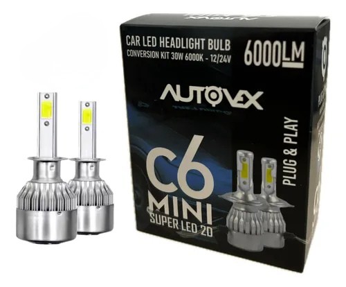 Super Led C6 Mini 6000k 12-24v