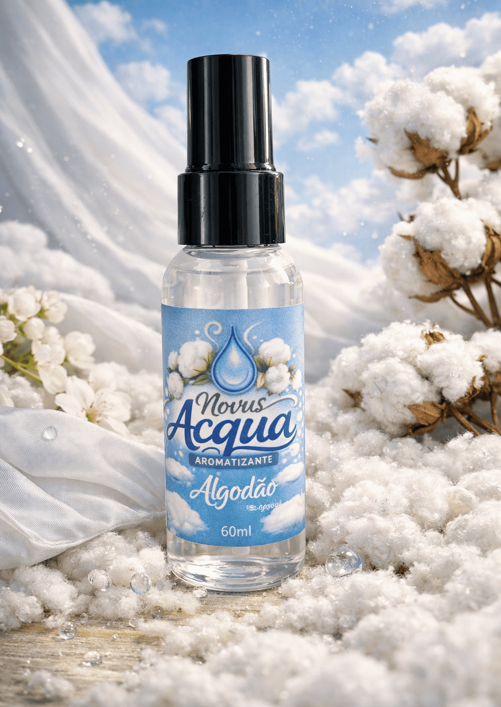 Aromatizante NovusAcqua Algodão 60ml