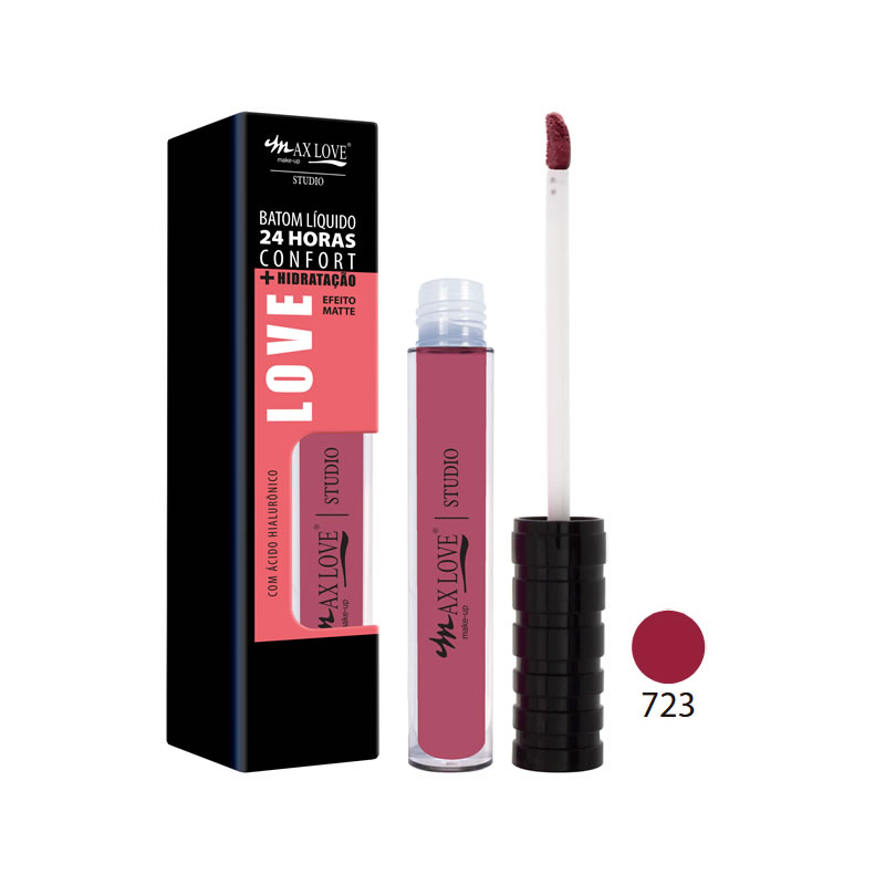 BATOM LIQUIDO MAXLOVE 24 H COFORT HIDRAT MATTE COR 723