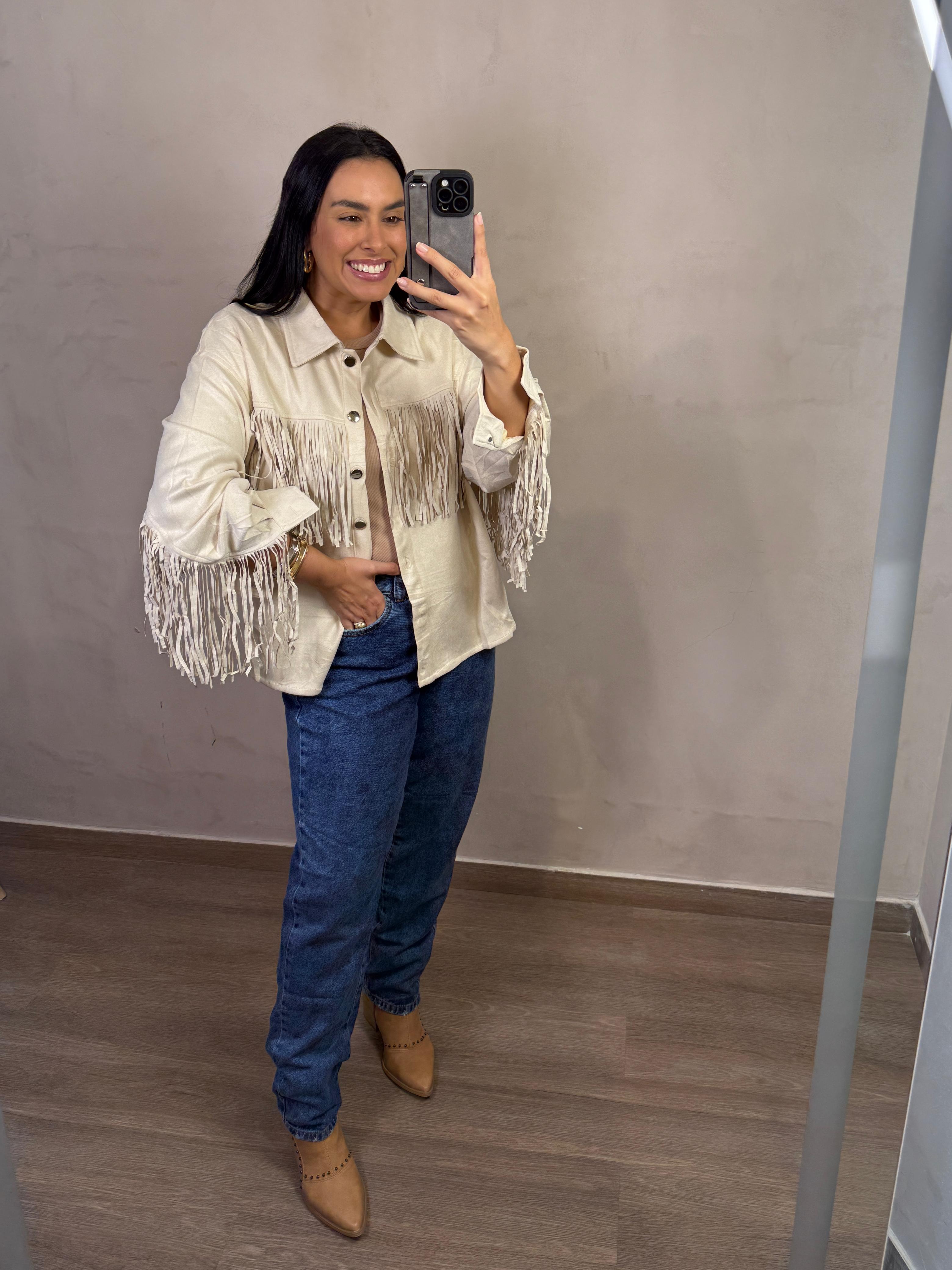 CALÇA MOM ESTONADA