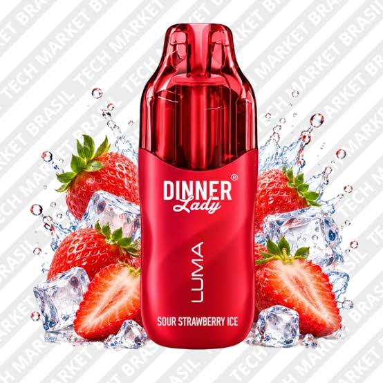 DINNER LADY LUMA 40000PUFFS - SOUR STRAWBERRY ICE