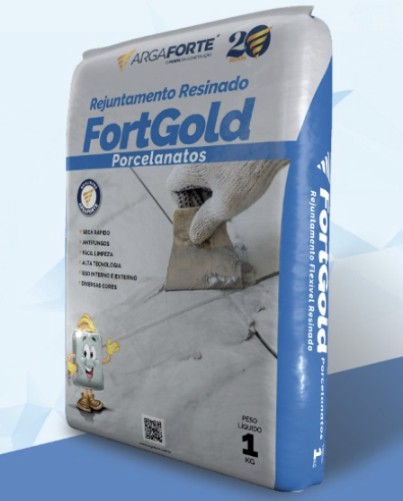 Rejunte FortGold Resinado Branco