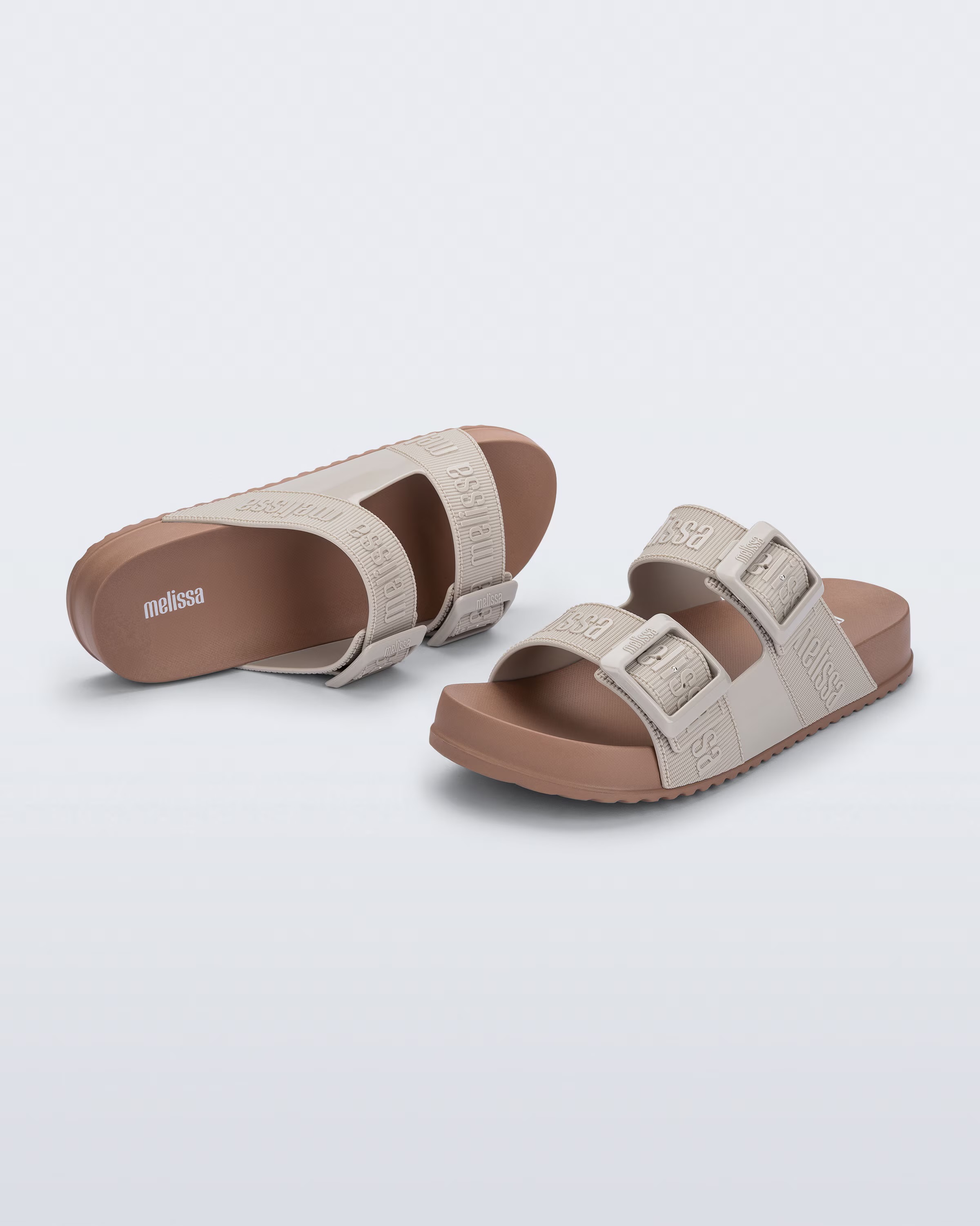 Melissa Cozy Slide Marrom/Bege