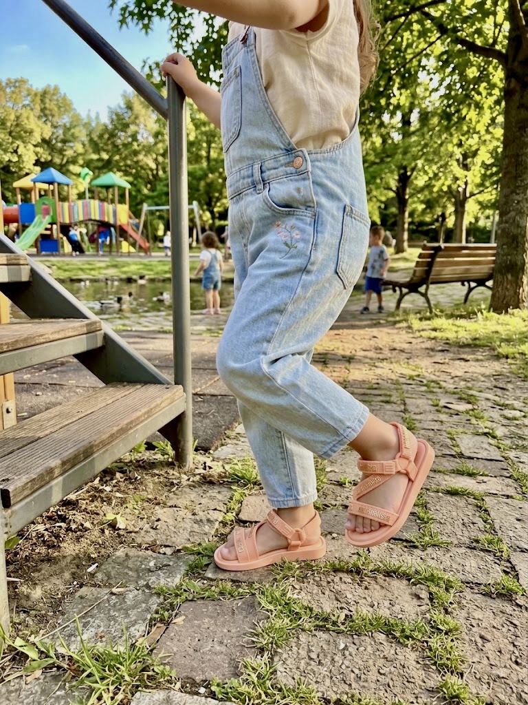 Mini Melissa Strip Bege/Bronze