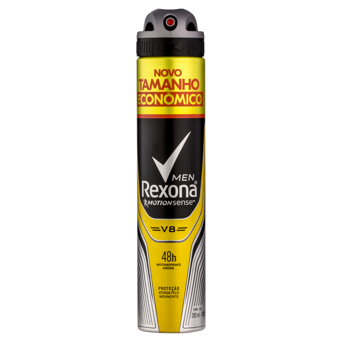Antitranspirante Aerossol V8 Rexona Men Motionsense 200ml