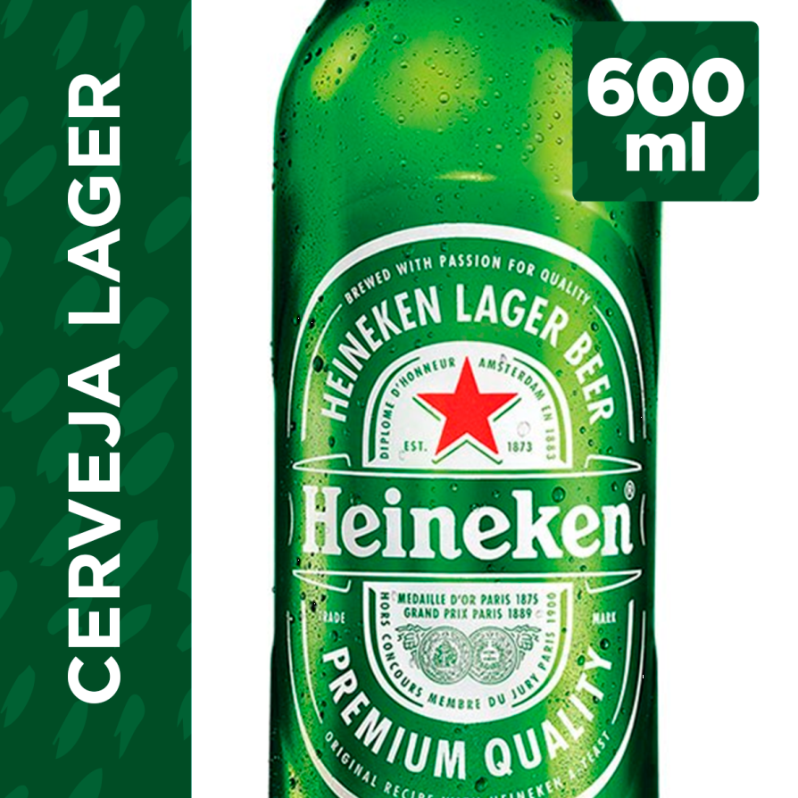 CERVEJA HEINEKEN 600ML