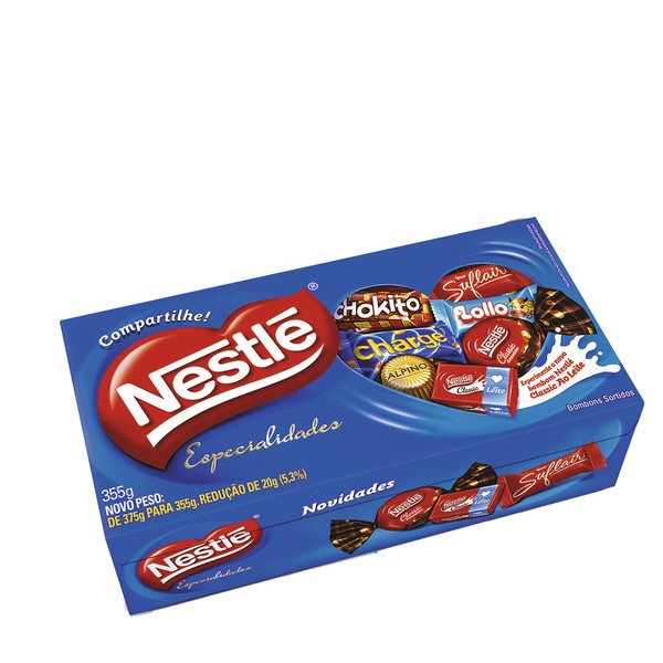 Caixa De Bombom Especialidades 300g Nestle