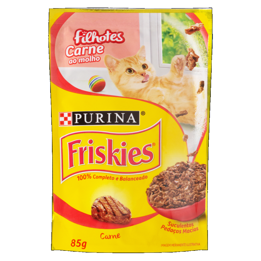 Friskies Filhotes Carne Ao Molho - 85g