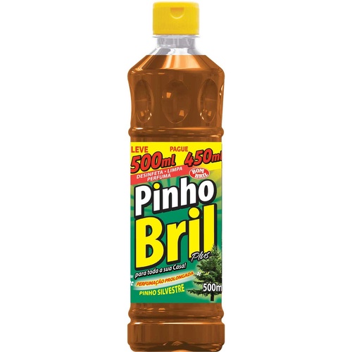 Desinfetante Pinho Bril Leve 500ml Pague 450ml Bombril