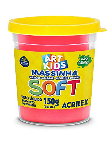 Massa Modelar 150gr Acrilex Vermelho