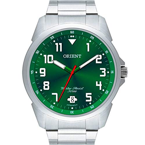 Relogio Orient com Fundo Verde