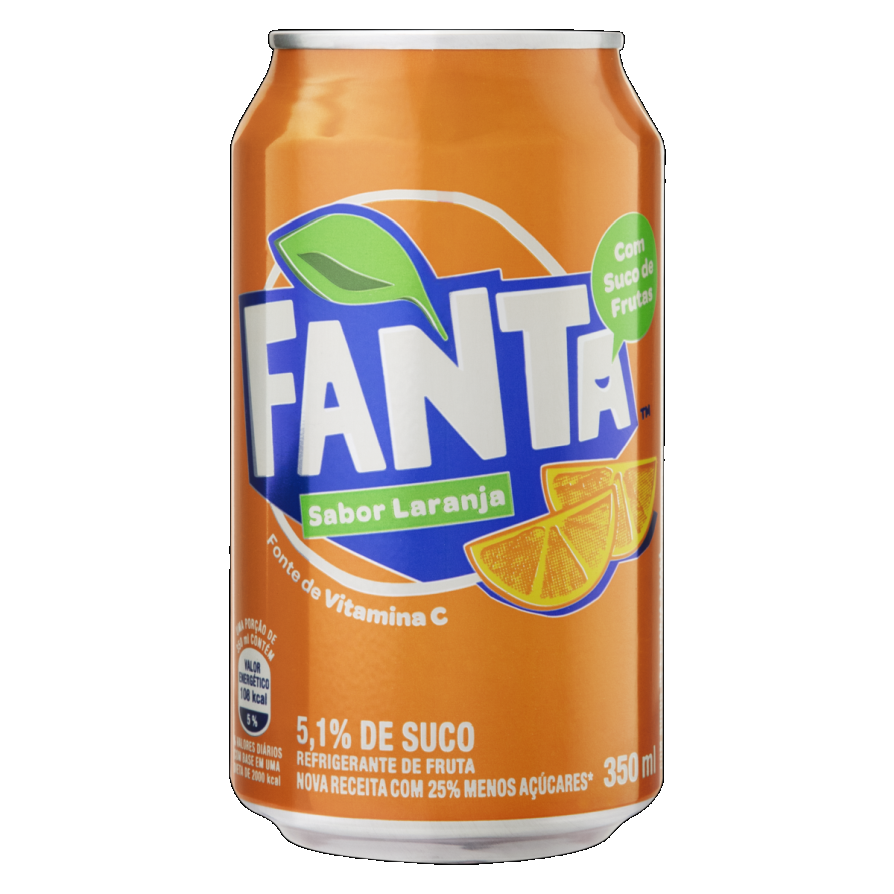 Refrigerante Laranja Fanta Lata 350ml