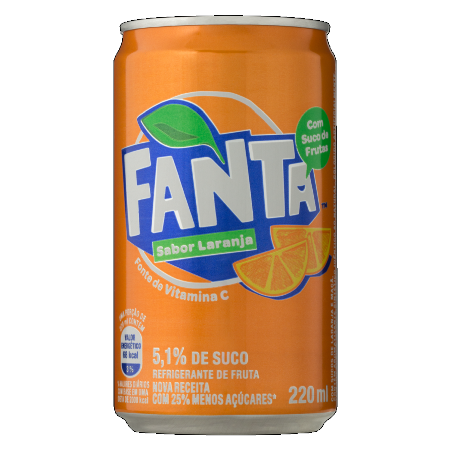 Refrigerante Laranja Fanta Lata 220ml