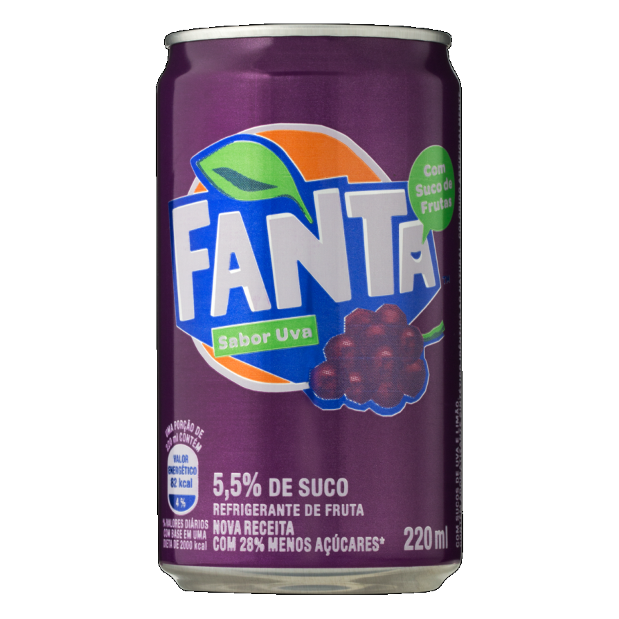 Refrigerante Uva Fanta Lata 220ml