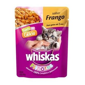 Racao Gatos Whiskas Frango