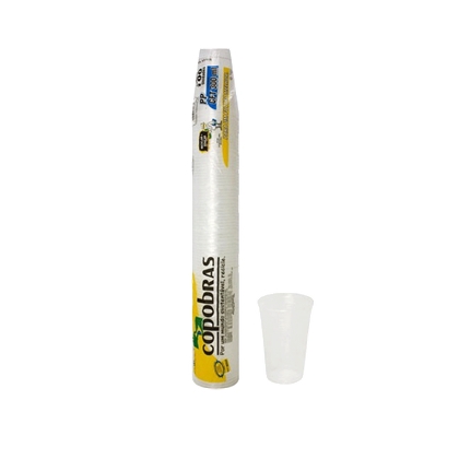 COPO DESCARTAVEL COPOBRAS CRISTAL 300ML C/100