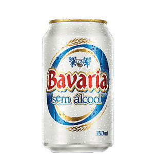 Cerveja Nacional Sem Alcool Lata 350ml Bavaria