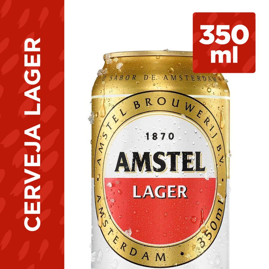 Cerveja Lata 350ml Amstel