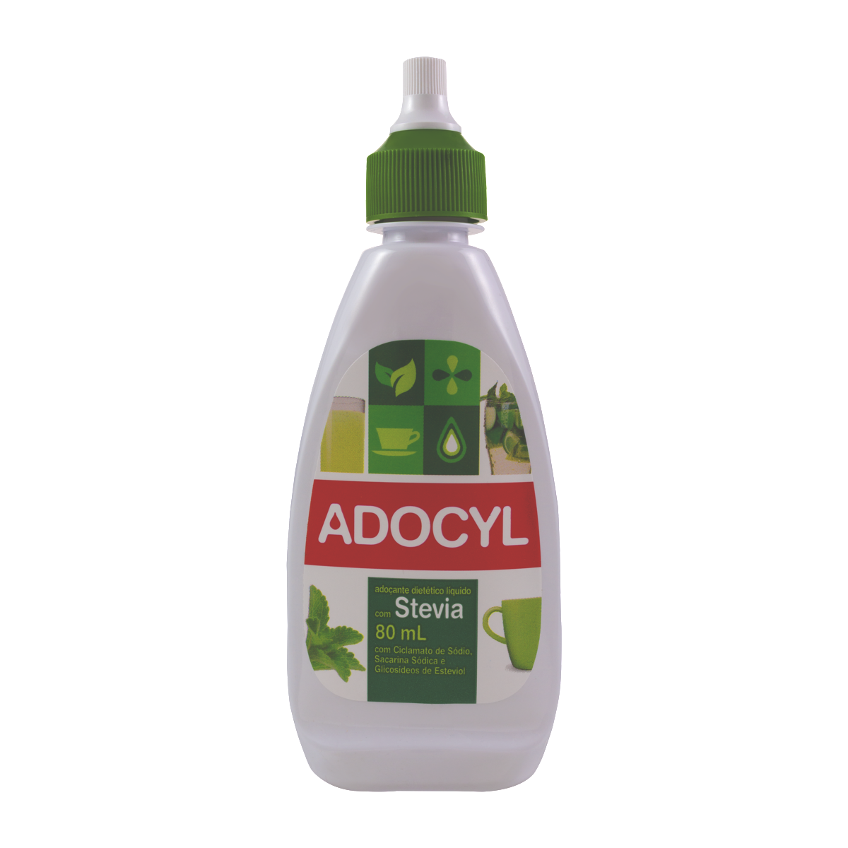 Adoçante Líquido Diet Stevia Adocyl 80ml
