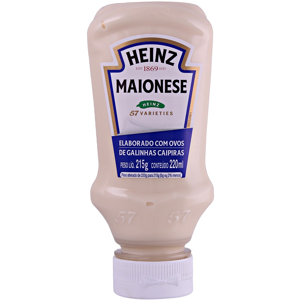 Maionese Heinz Squeeze 215g