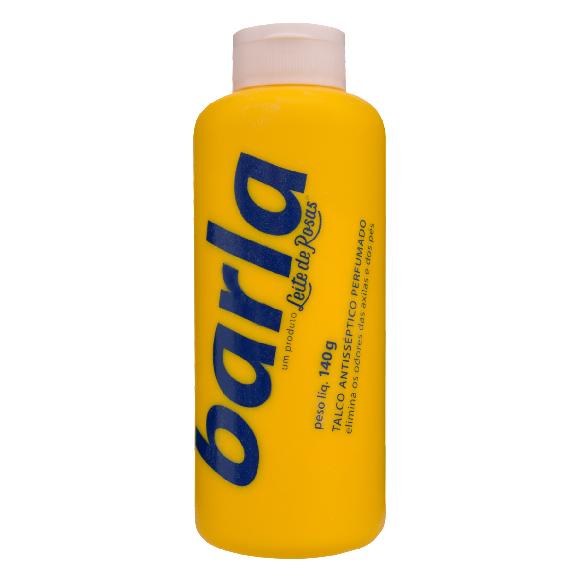 Talco Antisséptico Perfumado Barla Leite De Rosas Frasco 140g