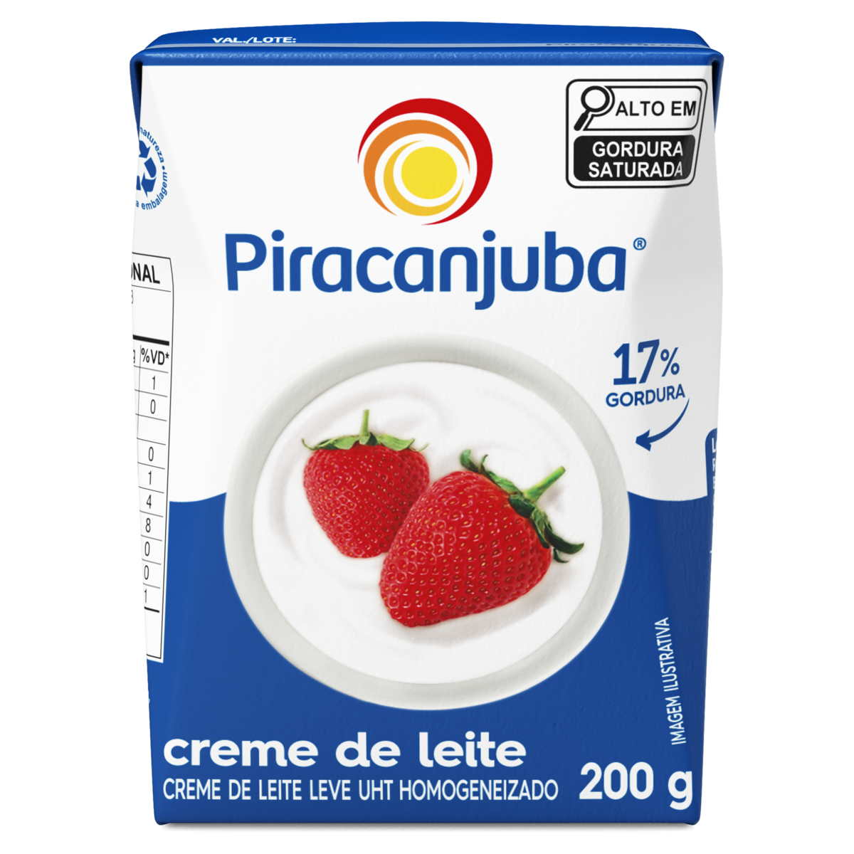 Creme De Leite Uht Piracanjuba Caixa 200g