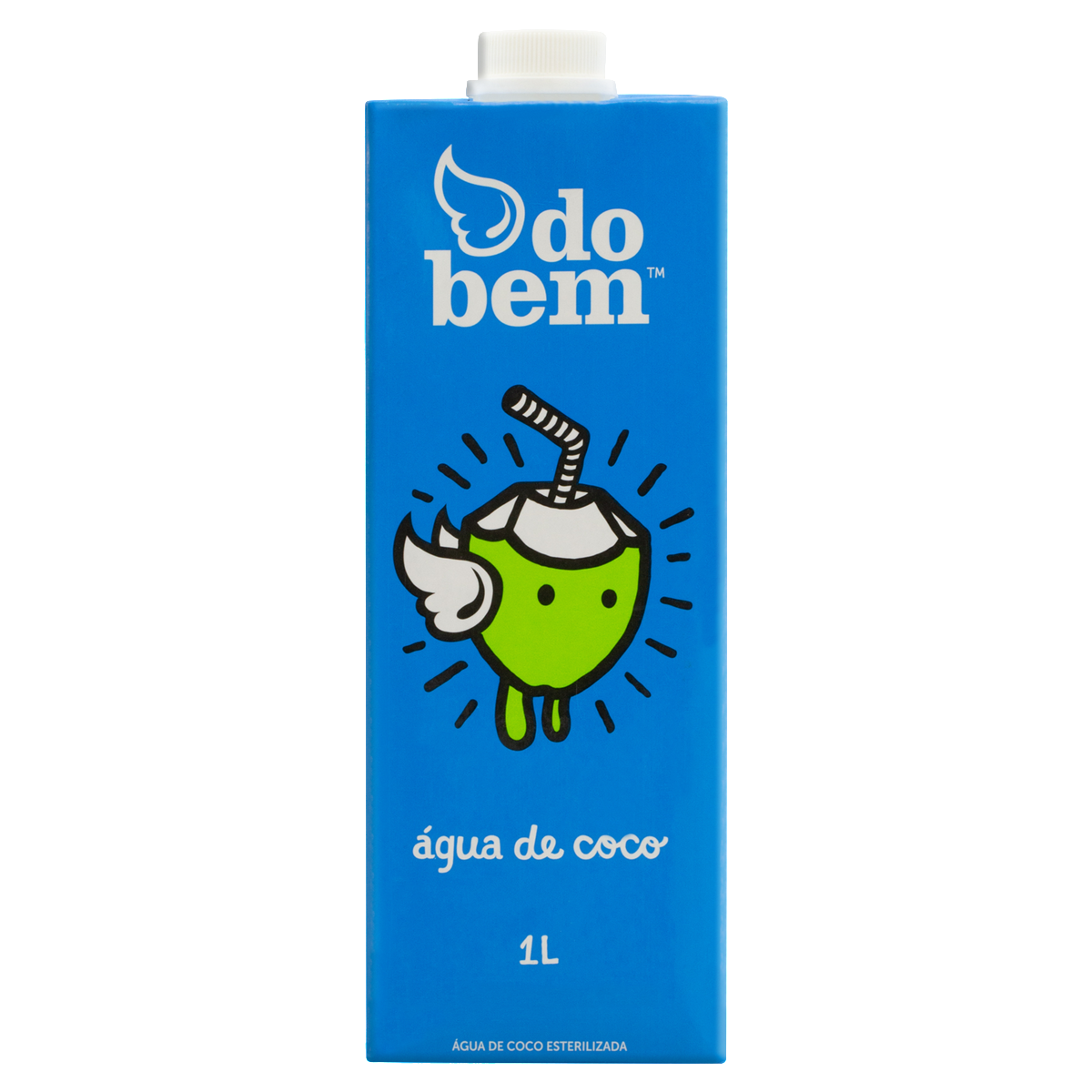 Água De Coco Esterilizada Do Bem Caixa 1l