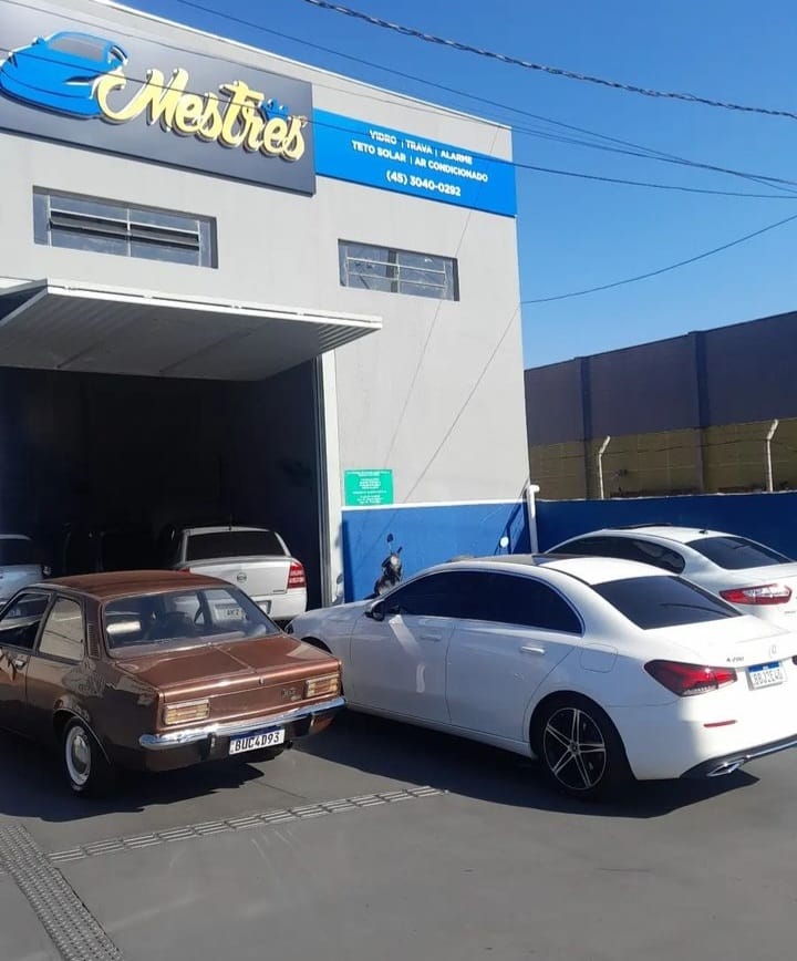 Mestres Teto Solar e maquinas de vidros